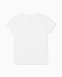 Armani Exchange - Relaxed Fit T-Shirts, Woman, White, Size: