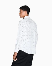 Regular fit shirt with lettering logo