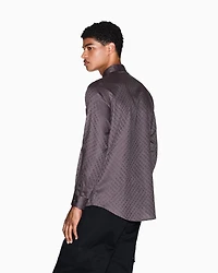 Regular fit shirt with allover logo