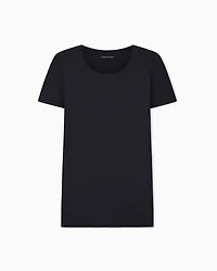 Armani Exchange - Slim Fit T-Shirts, Woman, Black, Size: