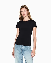 Armani Exchange - Slim Fit T-Shirts, Woman, Black, Size: