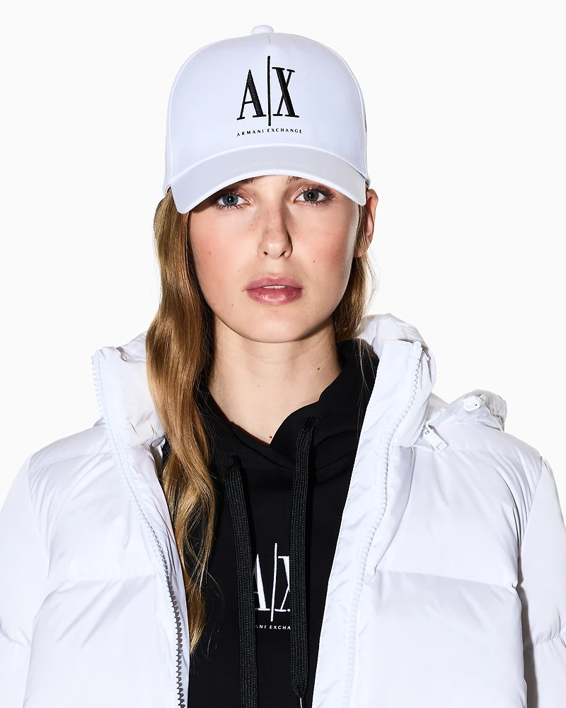 Armani Exchange - Caps, Woman, White, Size: TU