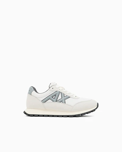 Armani Exchange - Sneakers with contrasting logo, Man, Grey, Size: