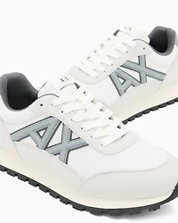 Armani Exchange - Sneakers with contrasting logo, Man, Grey, Size: