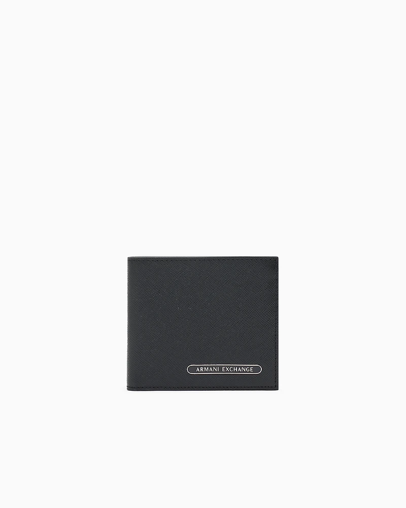 Armani Exchange - Wallet made of resistant material, Man, Black, Size: TU