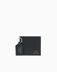 Armani Exchange - Leather Gift Set, Man, Black, Size: TU