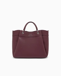Armani Exchange - Large handbag with degradè shoulder strap, Woman, Burgundy, Size: TU