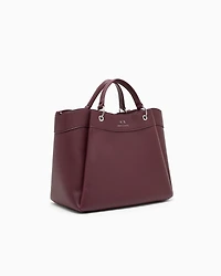 Armani Exchange - Large handbag with degradè shoulder strap, Woman, Burgundy, Size: TU