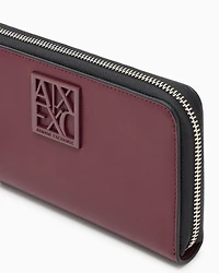  Horizontal wallet with logo