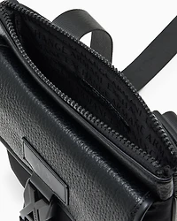 Armani Exchange -  Shoulder bag with logo, Man, Black, Size: TU