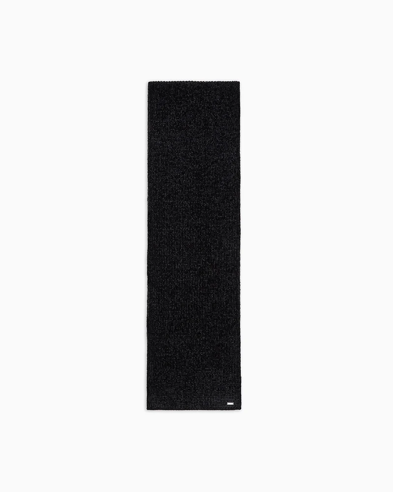 Textured fabric scarf