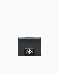 Armani Exchange - Small wallet with ASV logo, Woman, Black, Size: TU