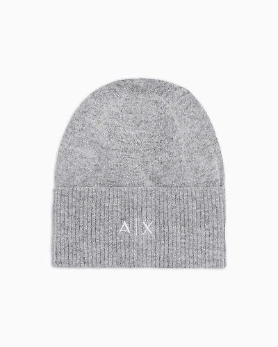 Armani Exchange - Beanies, Woman, Silver, Size: TU