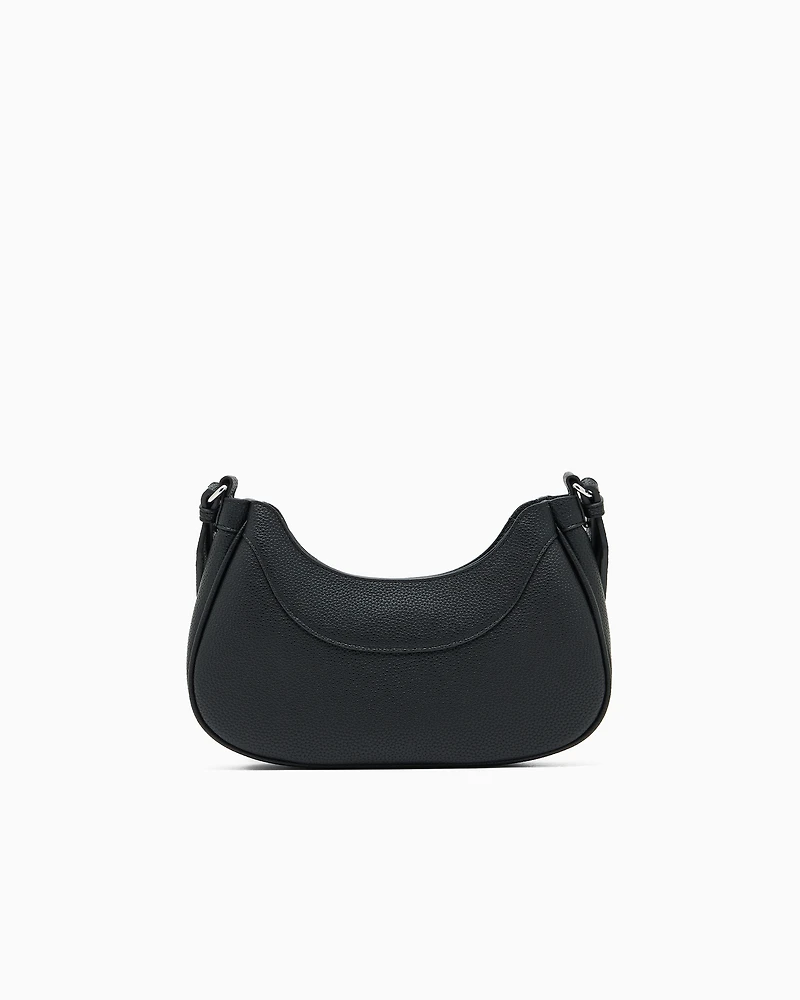 Armani Exchange - Crossbody bag with logo, Woman, Black, Size: TU