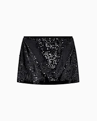 Armani Exchange - Short Skirts, Woman, Black, Size: