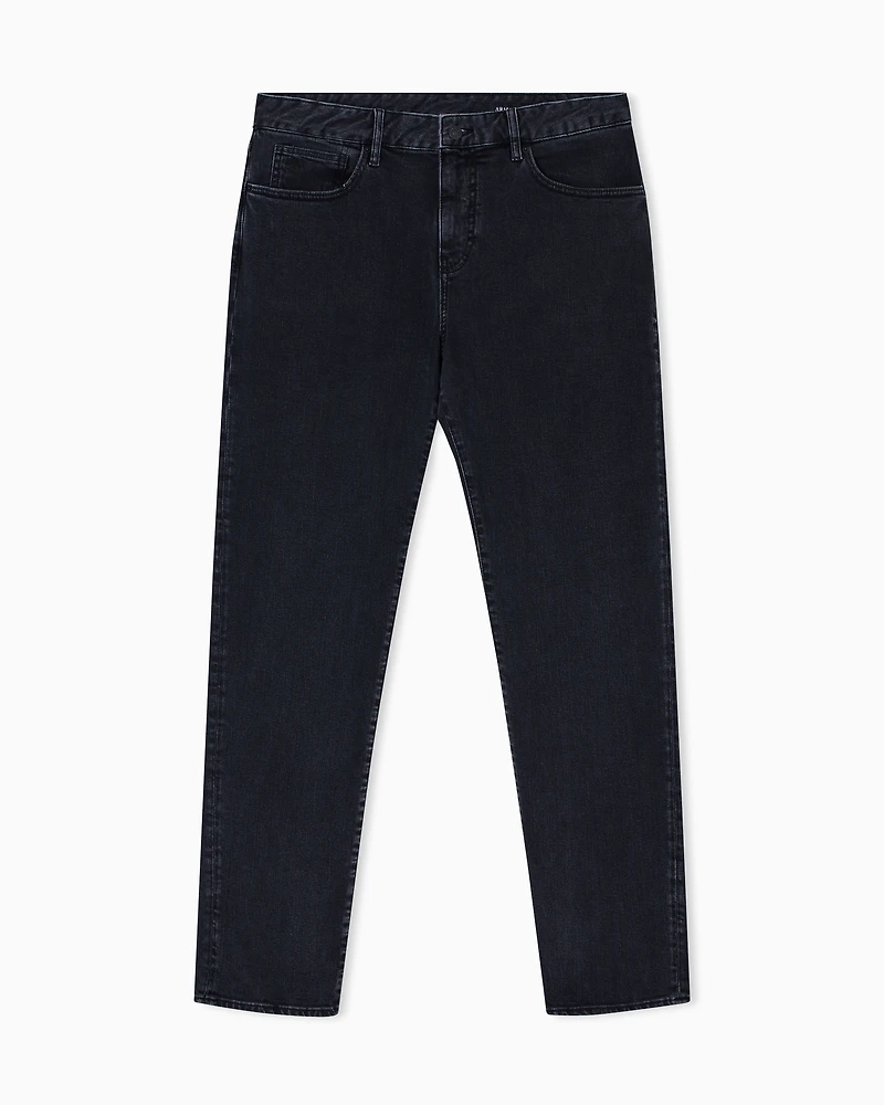 Armani Exchange - Stonewashed Skinny Jeans, Man, Grey, Size: