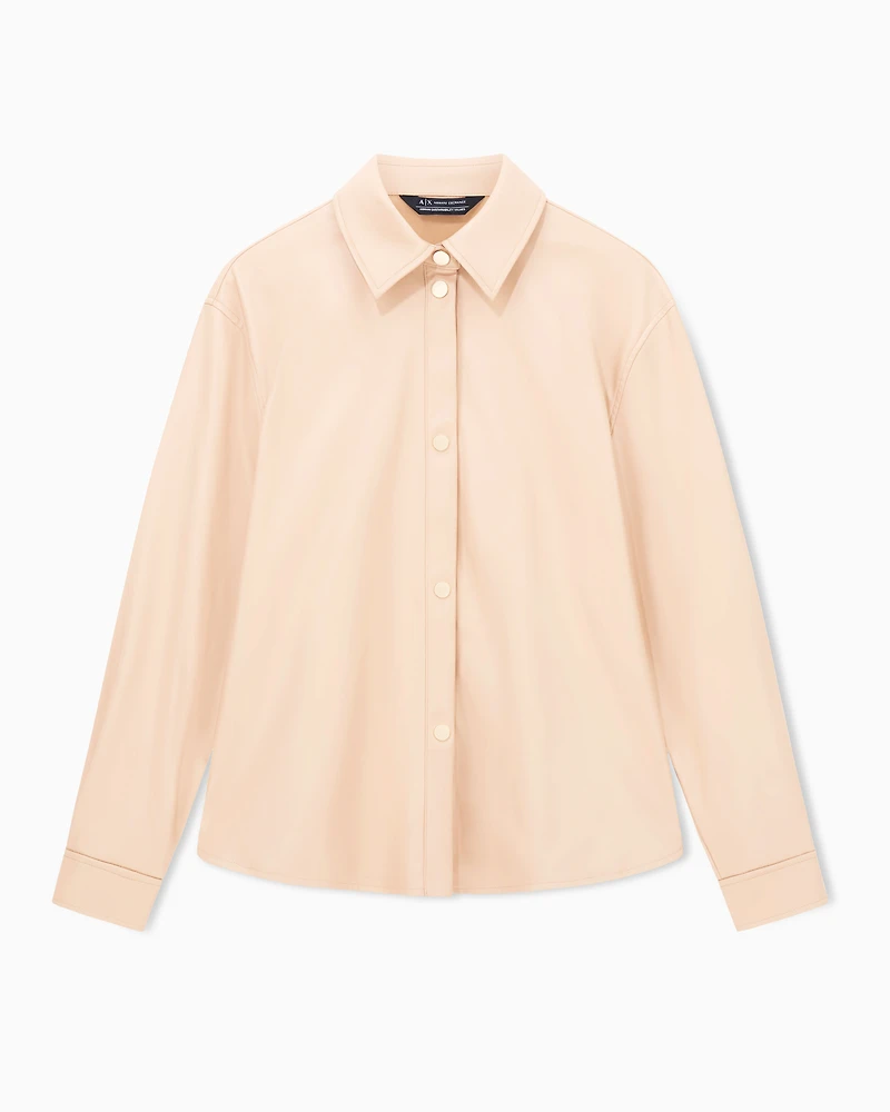 Armani Exchange - Casual Shirts, Woman, Camel, Size: