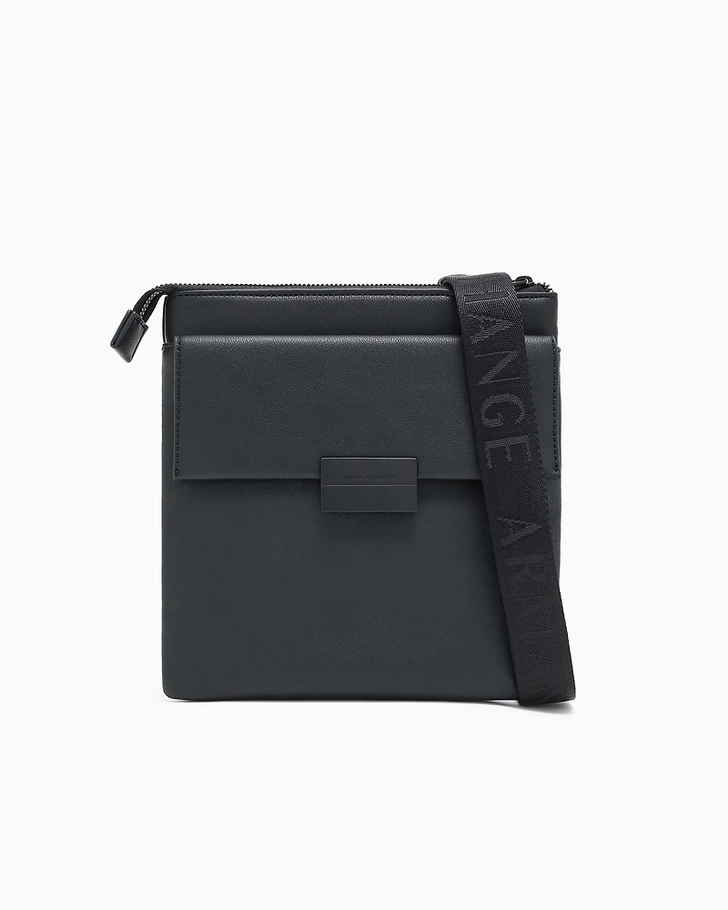 Messenger bag with flap