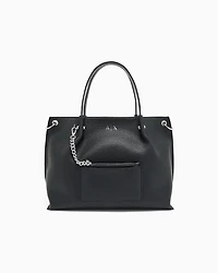 Armani Exchange - Shopper bag with clutch, Woman, Black, Size: TU