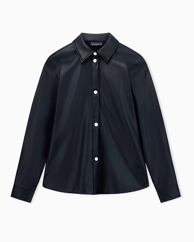Armani Exchange - Casual Shirts, Woman, Black, Size: