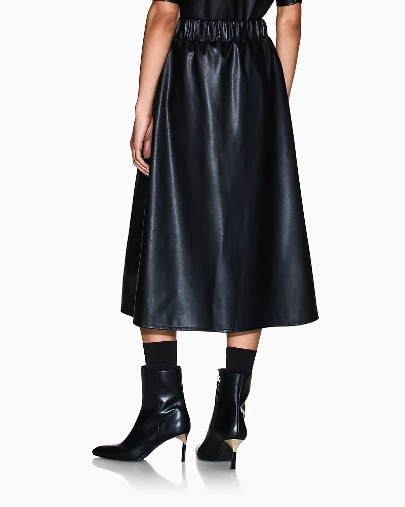 Armani Exchange - Midi Skirts, Woman, Black, Size: