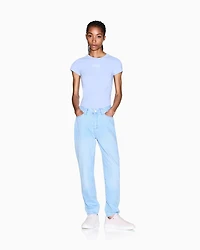 Armani Exchange - Rigid denim boyfriend jeans, Woman, Blue, Size: