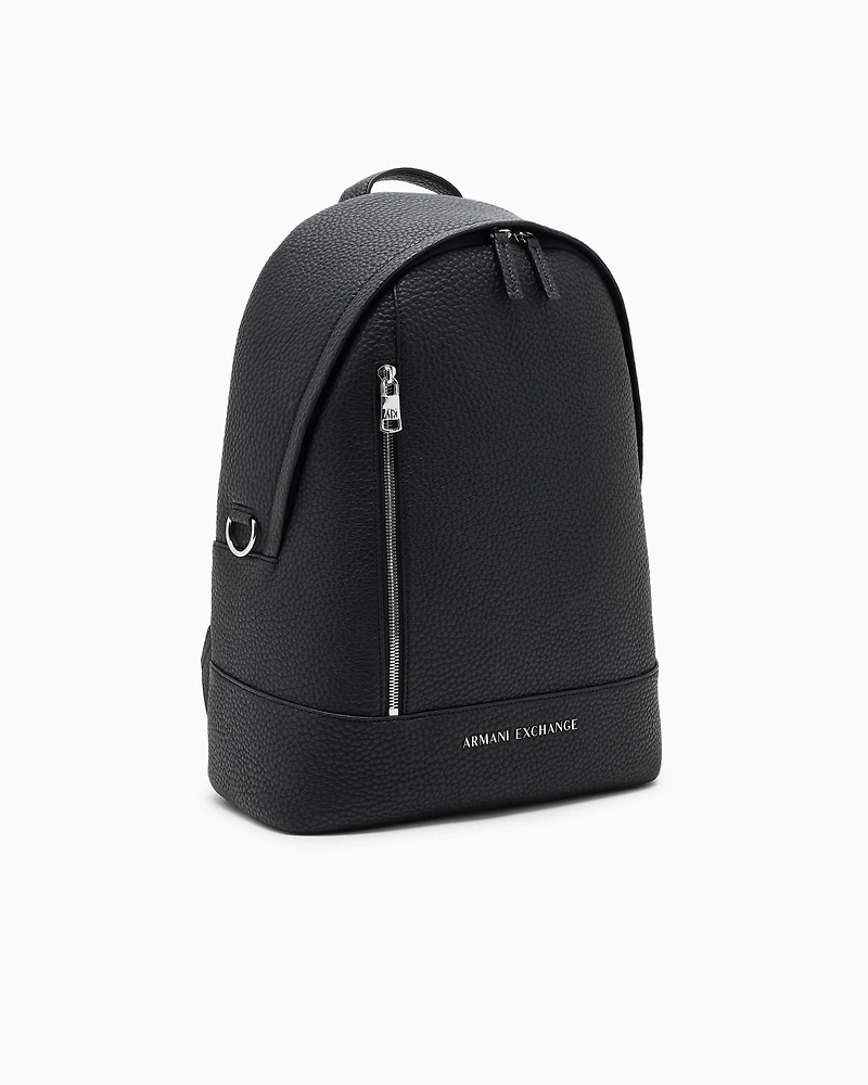 Coated fabric backpack