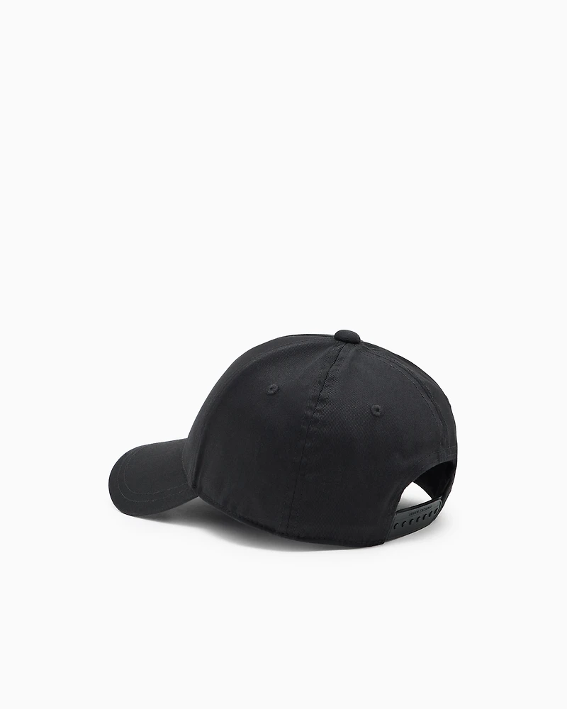 Armani Exchange - NY Logo Visor Hat, Man, Black, Size: TU