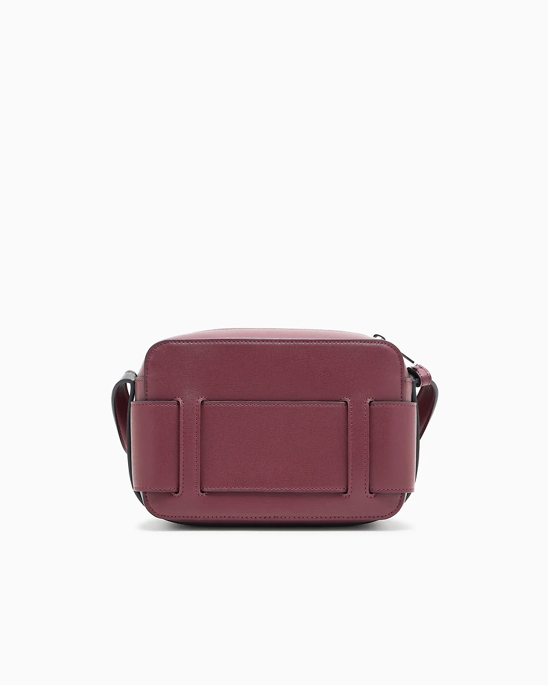 Armani Exchange - Crossbody bag with logo, Woman, Burgundy, Size: TU