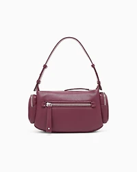 Armani Exchange - Large shoulder bag with side pockets, Woman, Burgundy, Size: TU