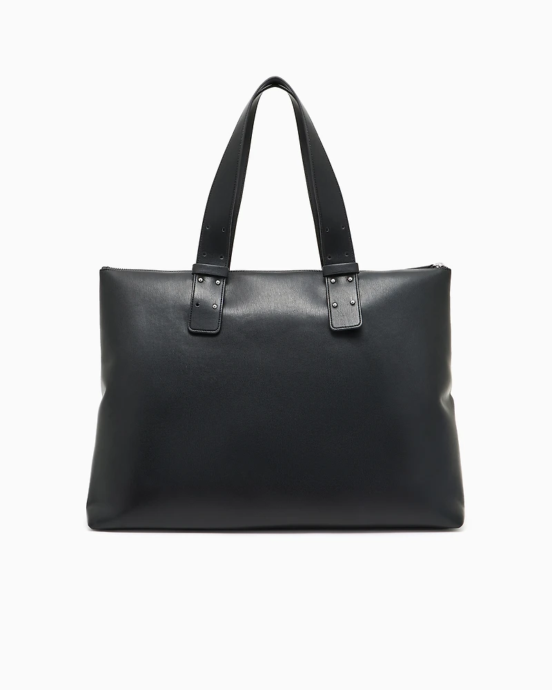Armani Exchange - Handbag with external pocket, Woman, Black, Size: TU