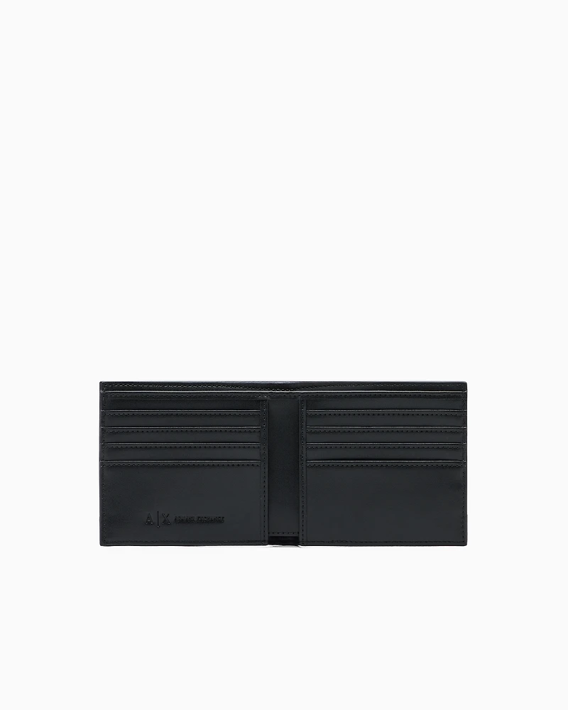 SLIM BLACK LOGO BOOK WALLET