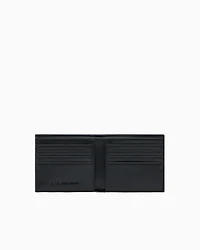 SLIM BLACK LOGO BOOK WALLET