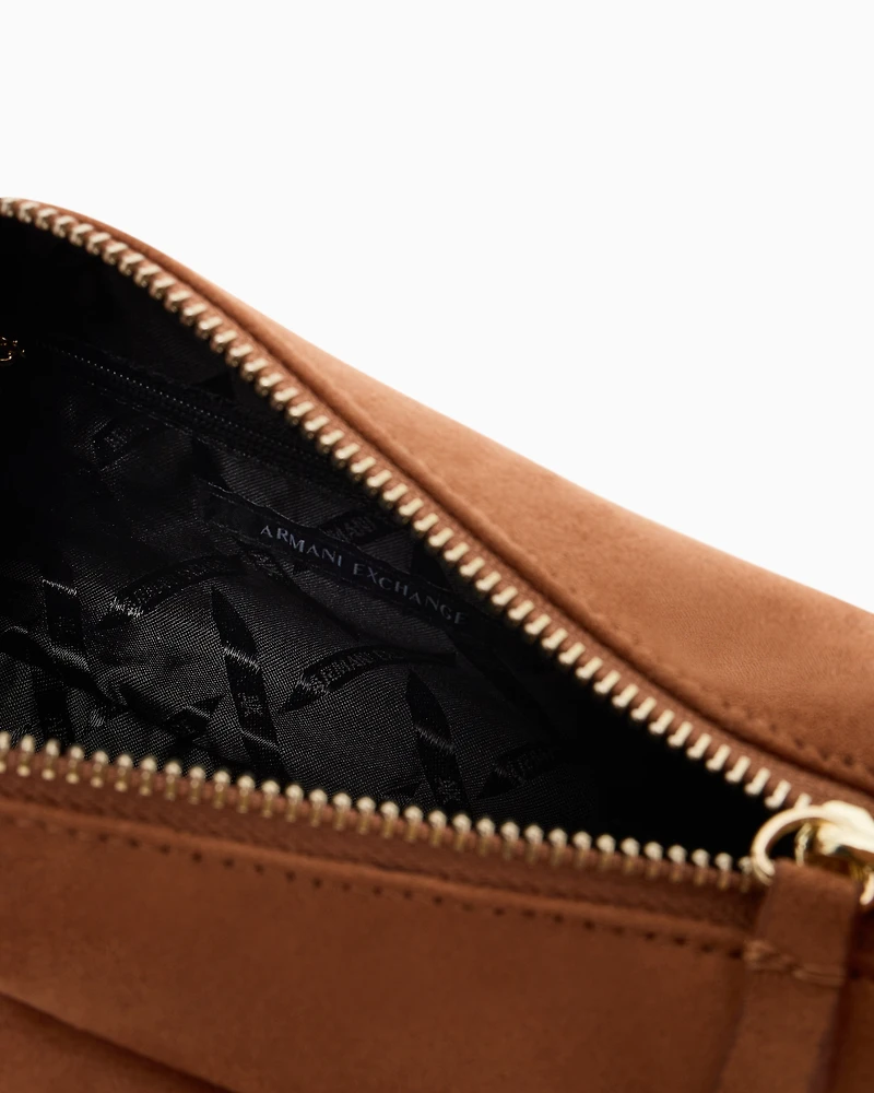 Large shoulder bag with side pockets