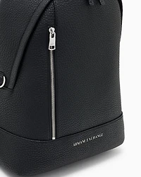 Coated fabric backpack