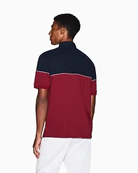 Armani Exchange - Regular fit two-tone polo, Man, Blue, Size: