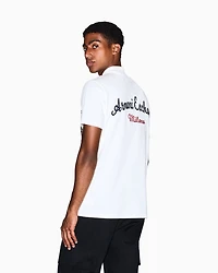 Armani Exchange - Regular fit multi-logo T-shirt, Man, White, Size: