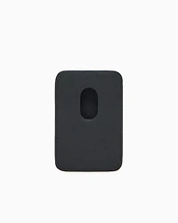 Emporio Armani - ASV regenerated Saffiano magnetic card holder, Man, Black, Size: TU