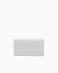 Emporio Armani - Mini bag in tumbled leather, Woman, Grey, Size: TU
