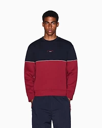 Two-tone sweatshirt stretch fabric
