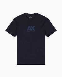 Armani Exchange - Regular fit T-shirt with logo, Man, Black, Size: