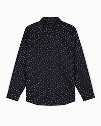 Regular fit shirt with lettering logo