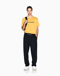 Armani Exchange -  Regular fit T-shirt with logo, Man, Yellow, Size: