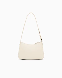 Armani Exchange - Textured shoulder bag, Woman, Beige, Size: TU