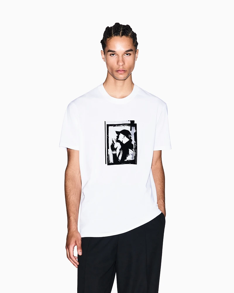 Armani Exchange - Regular Fit T-Shirts, Man, White, Size: