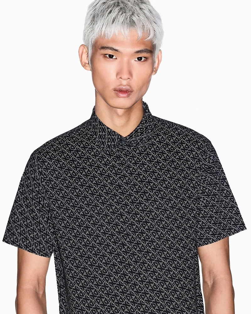 Slim fit short sleeve shirt