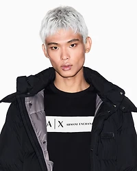 Regular fit T-shirt with rectangular logo