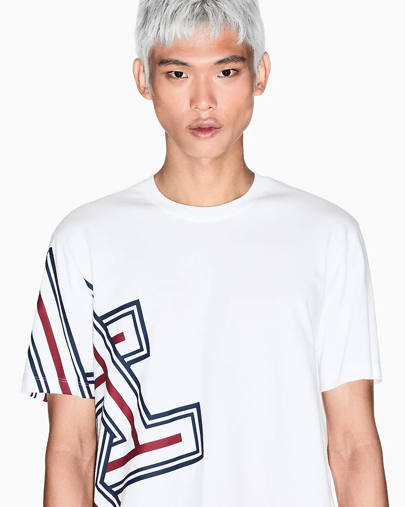 Regular fit T-shirt with side logo