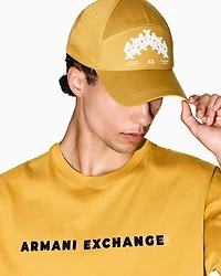 Cap with visor and logo