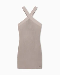 Short stretch knit dress